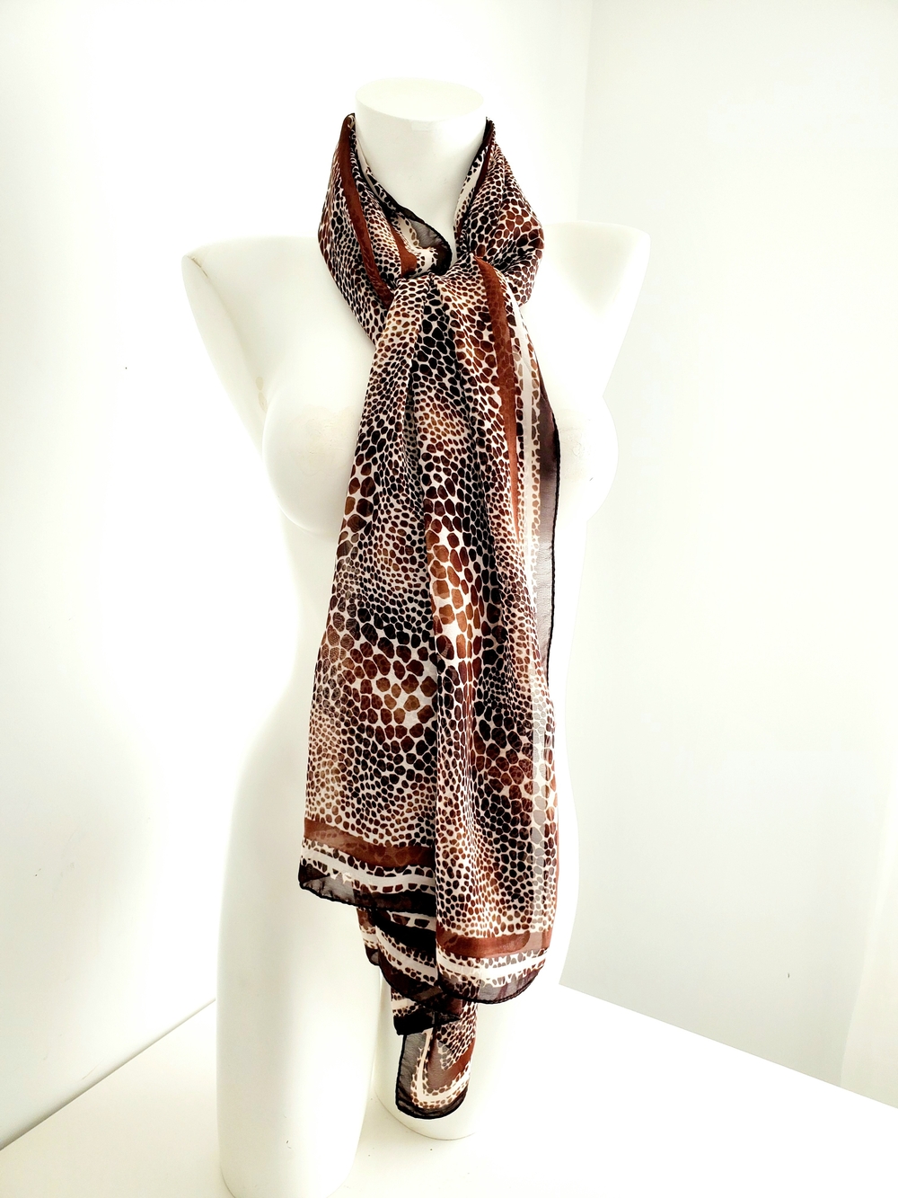 Animal Print Sarong Wrap Scarf • Dress / Skirt Bikini Cover Up